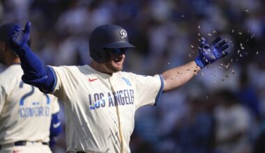 Muncy powers Dodgers with 7 RBIs in 18-2 rout of Yankees, LA's most runs ever vs New York