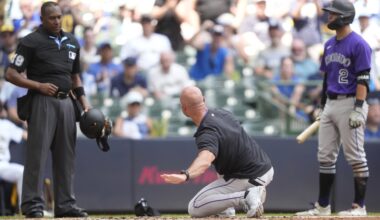 Freeman, Schaeffer ejected in the third inning of Colorado's game at Milwaukee