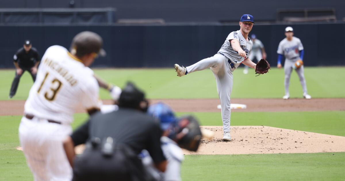 How Ben Casparius worked his way into the Dodgers' starting rotation