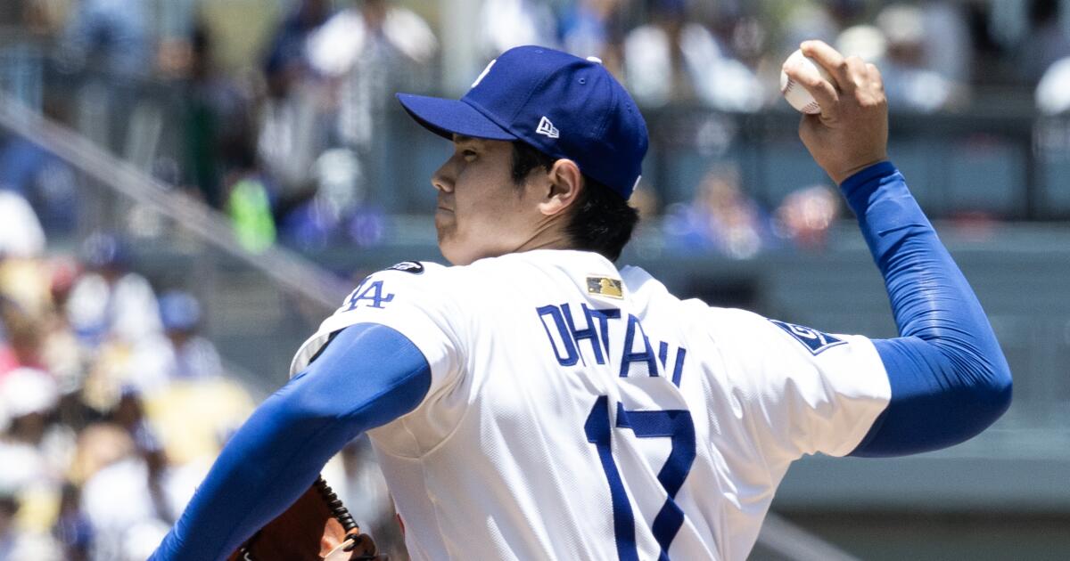 Why the Dodgers aren’t rushing Shohei Ohtani’s pitching build-up yet