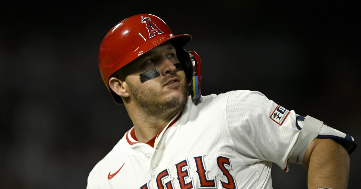 Angels star Mike Trout bats from No. 5 spot in return from injury