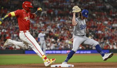 Dodgers unable to capitalize on chances in shutout loss to Cardinals