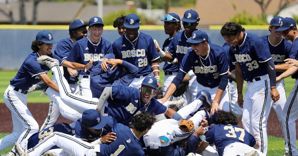 St. John Bosco wins Division I regional baseball title with a shutout