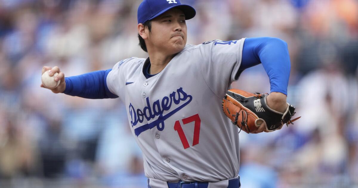 Shohei Ohtani is sharp but Dodgers fall to Royals