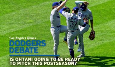 Is Ohtani going to be ready to pitch this postseason? | Dodgers Debate