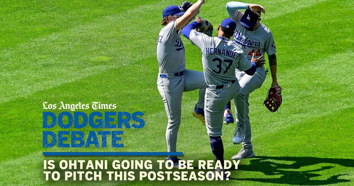 Is Ohtani going to be ready to pitch this postseason? | Dodgers Debate