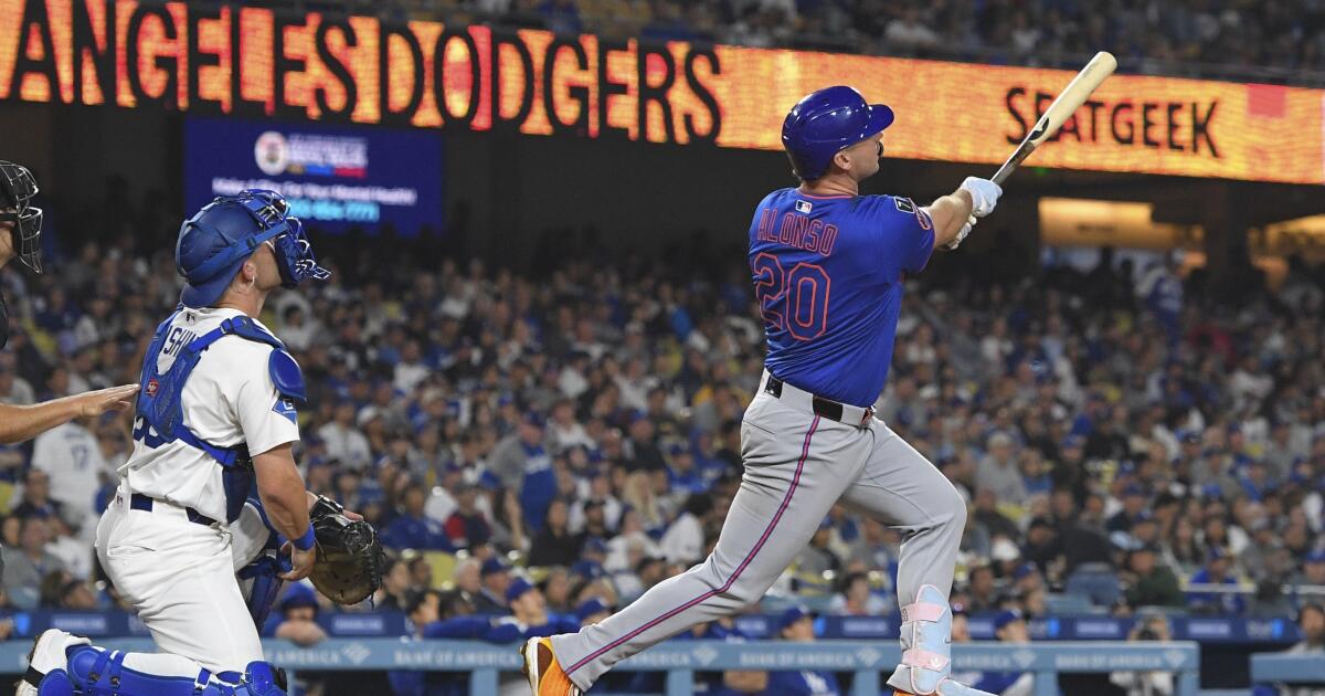 Pete Alonso's bat is all Mets need to defeat Dodgers
