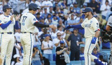 Dodgers finish with 18 runs and 21 hits in blowout win over Yankees