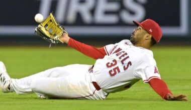 Angels fail to capitalize on chances in loss to Nationals