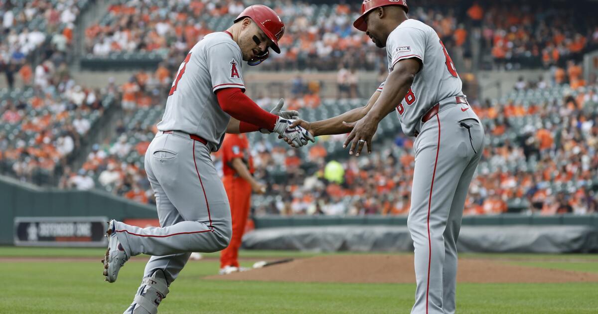 Orioles overpower Angels for narrow victory
