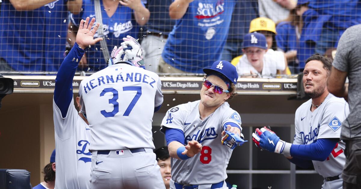 Teoscar Hernández homer lifts Dodgers to series win over Padres