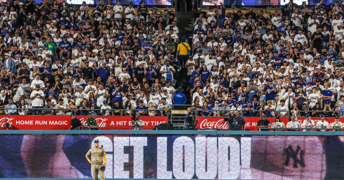 Why is Dodger Stadium SO LOUD? 'All part of an entertainment show'