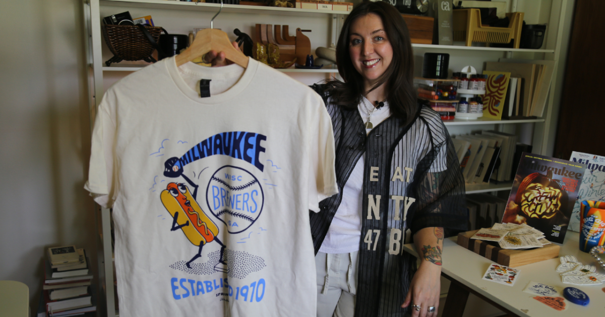 Brewers team up with Glendale graphic designer for special t-shirt giveaway