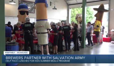 Brewers team up with Salvation Army to provide meals for children