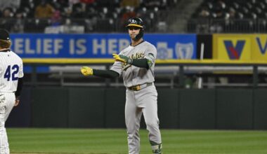 A’s roster moves: Muncy recalled, Alexander optioned
