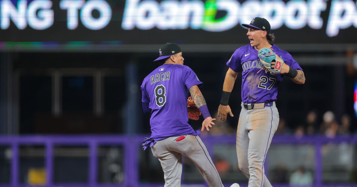 Colorado Rockies 3, Miami Marlins 2: Rockies win a series!