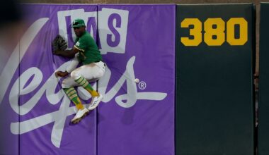 Athletics drop 8th straight, fall to Twins 10-3