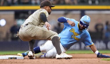 Brewers drop series opener to Padres, 2-0