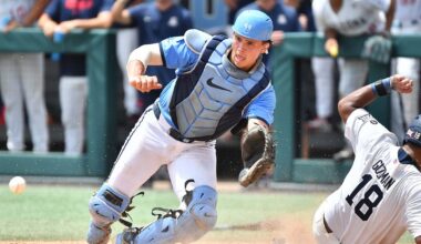 MLB Draft 2025: Dodgers mocked to North Carolina C Luke Stevenson 40th