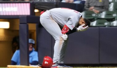St. Louis Cardinals offense missing, lose first game in Milwaukee