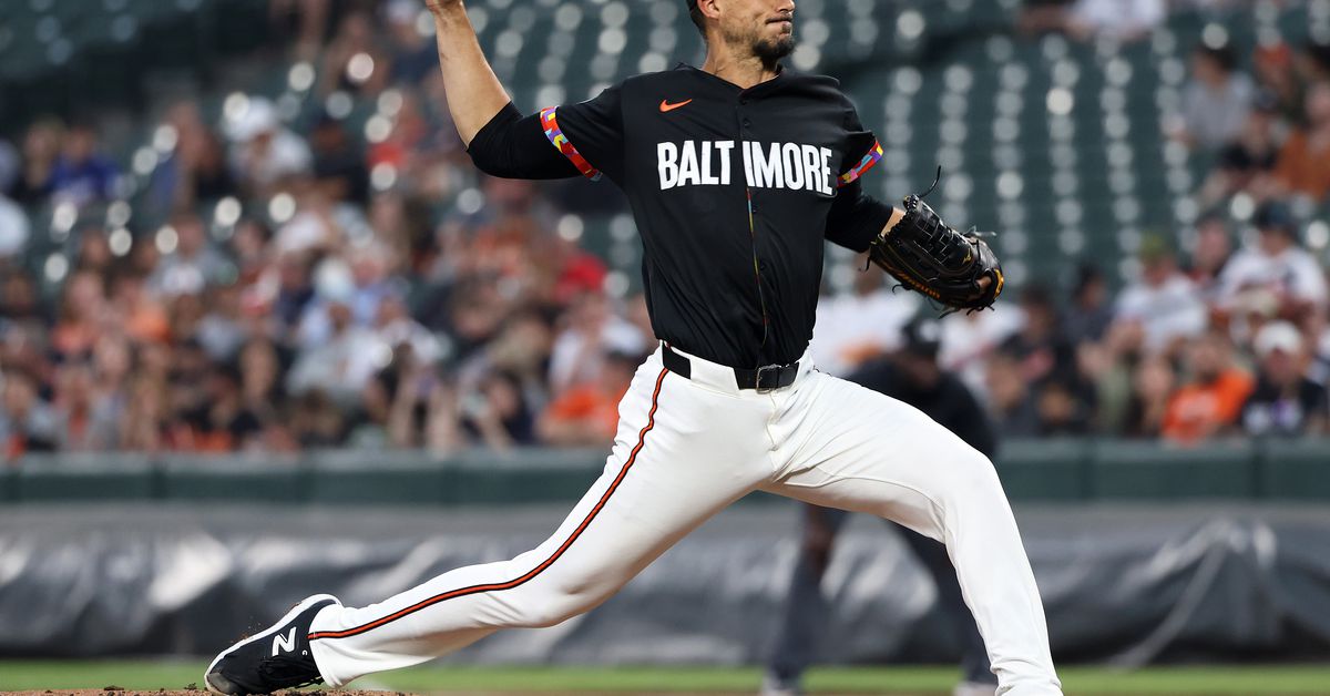 Charlie Morton whiffs ten Angels in a rain-shortened gem, O’s win 2-0