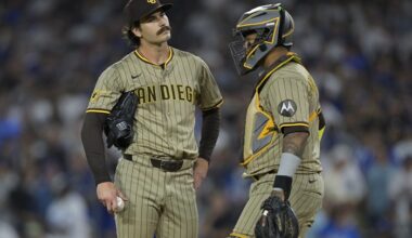Cease knocked around, Padres can't keep up with Dodgers in series opener