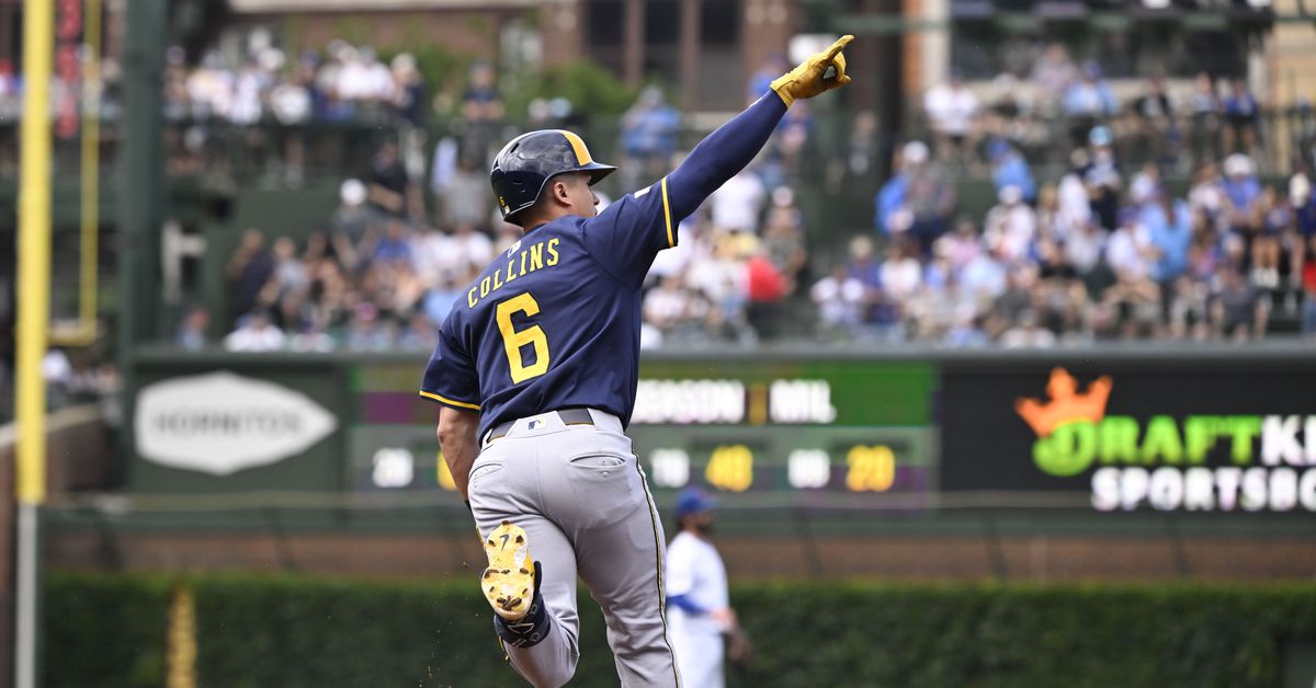 Brewers hold on for exciting 8-7 victory at Wrigley Field