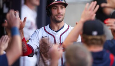 Matt Olson’s consecutive game streak reaches 700