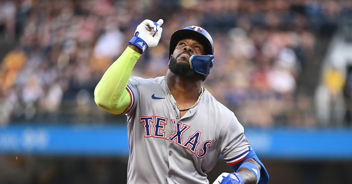 Yo ho! Adolis Garcia, Texas Rangers blitz Pittsburgh Pirates in opener
