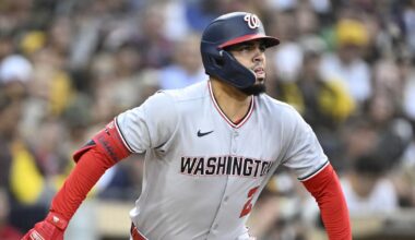 Luis Garcia Jr. is swinging a red hot bat for the Washington Nationals