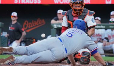 Texas Rangers survive roller coaster to top Baltimore Orioles in extras
