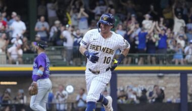 Brewers fall to Rockies in extra innings, 4-3