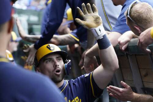 Wrestling to MLB? Brewers rookie from suburbs took unique path