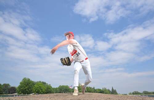 Fox Valley All-Area captain Toma, a two-way standout, delivers big numbers on the mound, at the plate