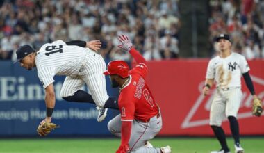 Volpe's costly error lifts Angels to third straight win over Yankees