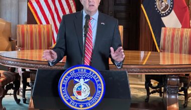 Missouri governor signs stadium aid package intended to keep the Chiefs and Royals in the state