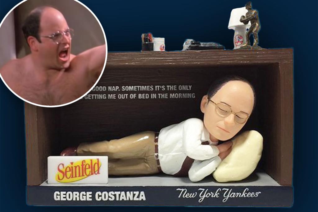 Yankees giving away George Costanza nap bobbleheads on 'Seinfeld Night'