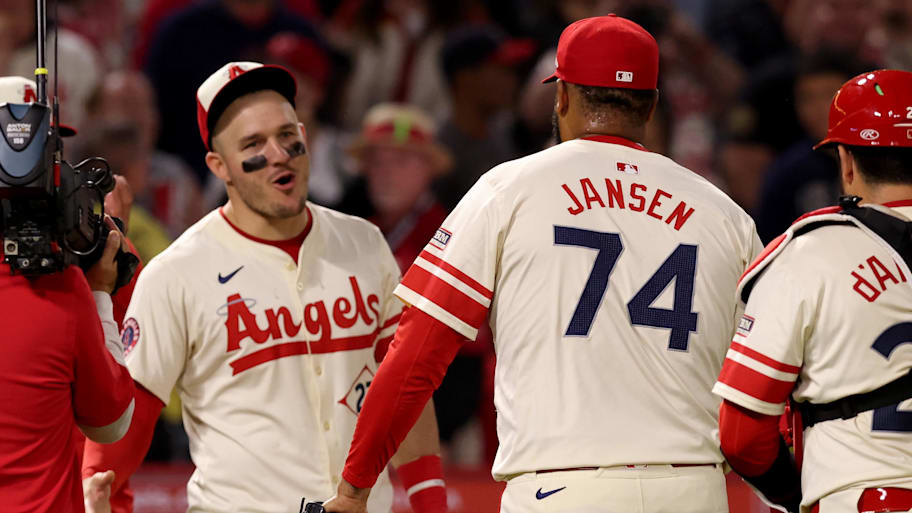 Mike Trout and Kenley Jansen