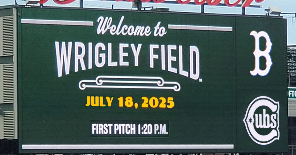 Cubs vs. Red Sox Friday 7/18 game threads