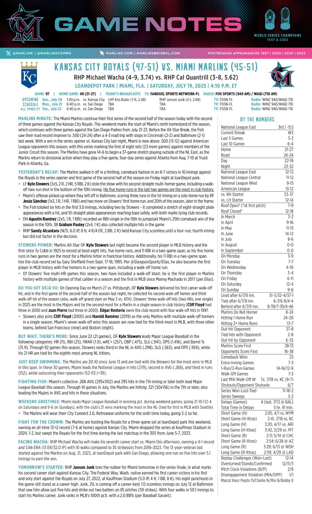 07.19 vs. KC - Marlins Game Notes-images-0.jpg