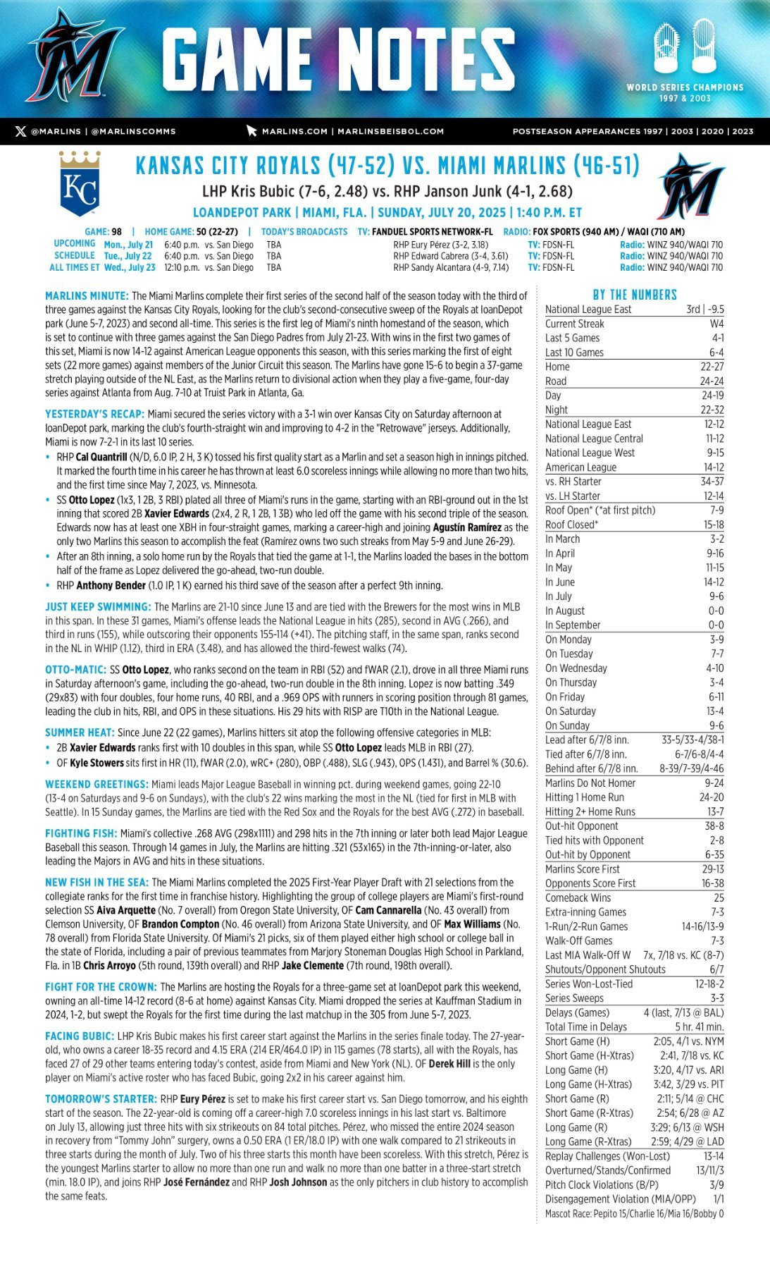 07.20 vs. KC - Marlins Game Notes-images-0.jpg