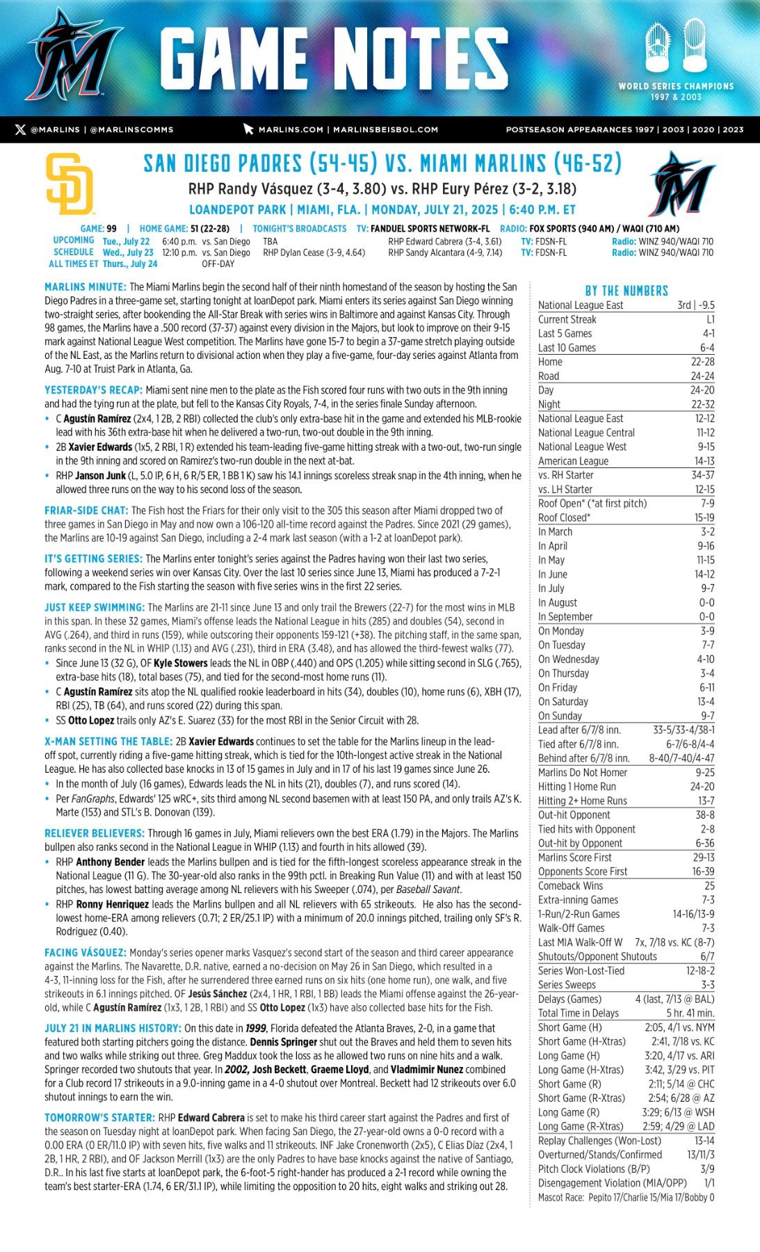 07.21 vs. SD - Marlins Game Notes-images-0.jpg