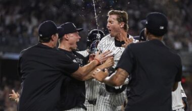 Yankees tie it 3 times in late innings before finally beating Rays 5-4 in 11