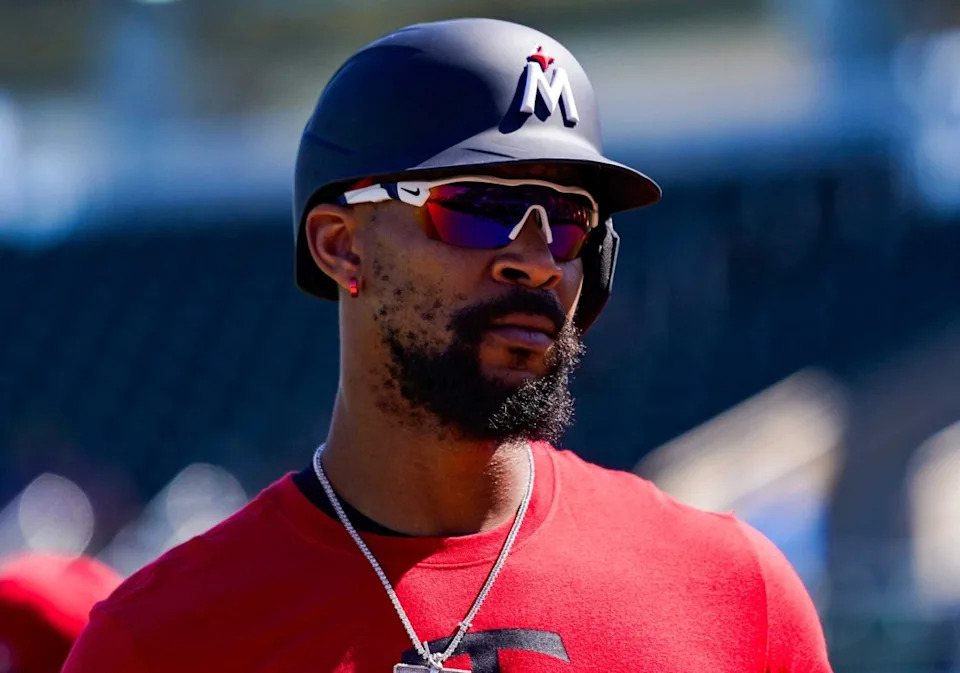 Minnesota Twins outfielder Byron BuxtonJonah Hinebaugh/Naples Daily News/USA Today Network-Florida / USA TODAY NETWORK via Imagn Images