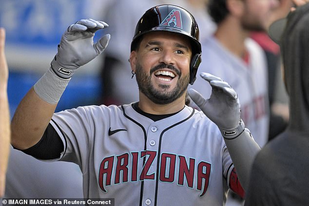 Eugenio Suarez hit two solo home runs in the Diamondbacks' loss to the Angels