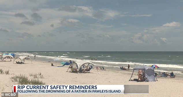 His drowning on Sunday marked the second on Pawleys Island (pictured) this month