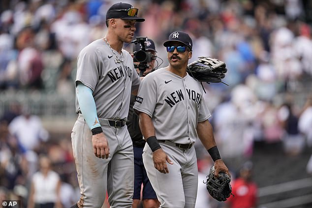 Aaron Judge and the Yankees have slid in the standings and could use Suarez's offense