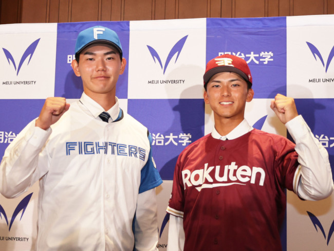 [Baseball Club] MUNEYAMA Rui and ASARI Tamon drafted in NPB Selection! | News & Events | News & Events