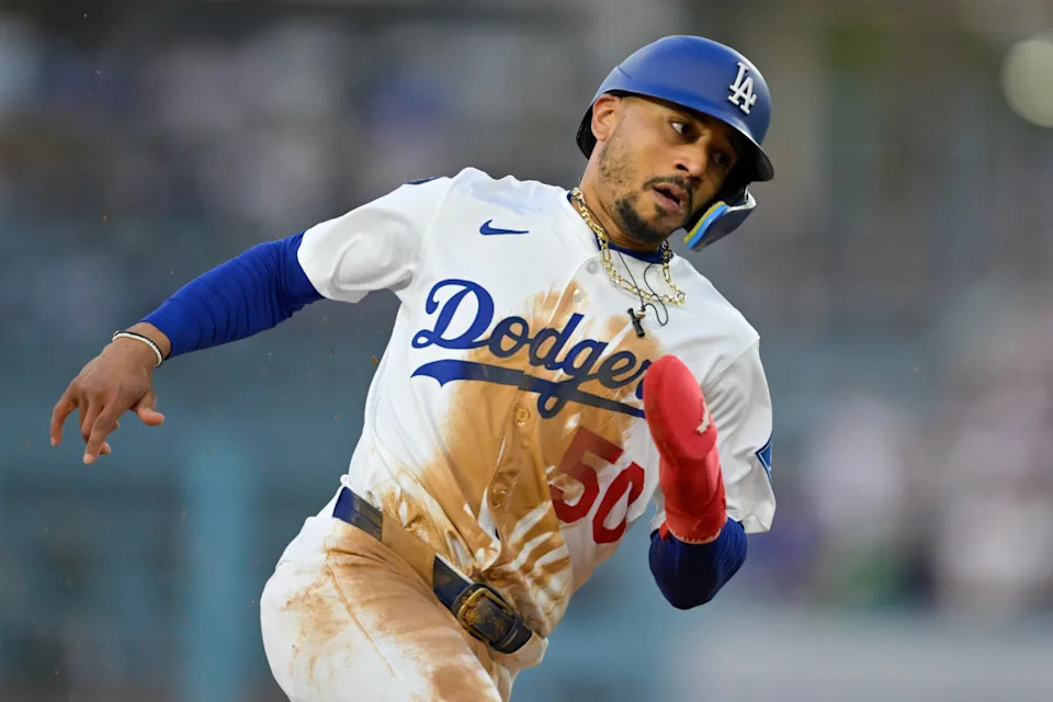 Los Angeles Dodgers shortstop Mookie Betts (50)Jayne Kamin-Oncea-Imagn Images