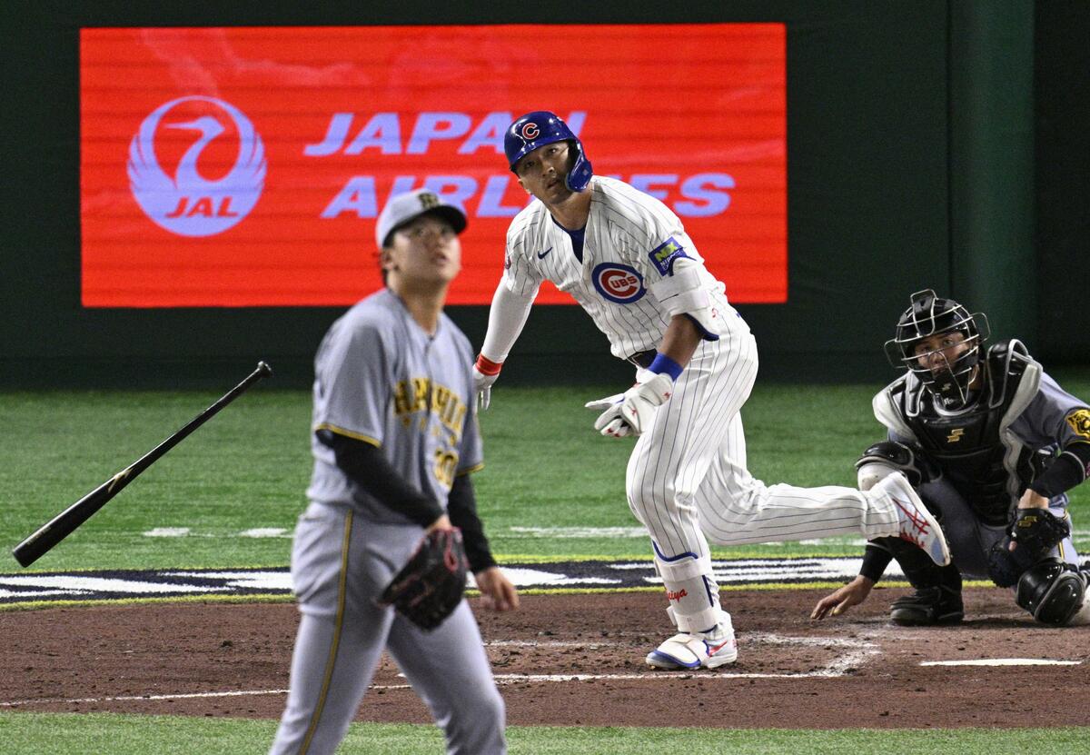NPB's Tigers shut out Cubs in exhibition opener